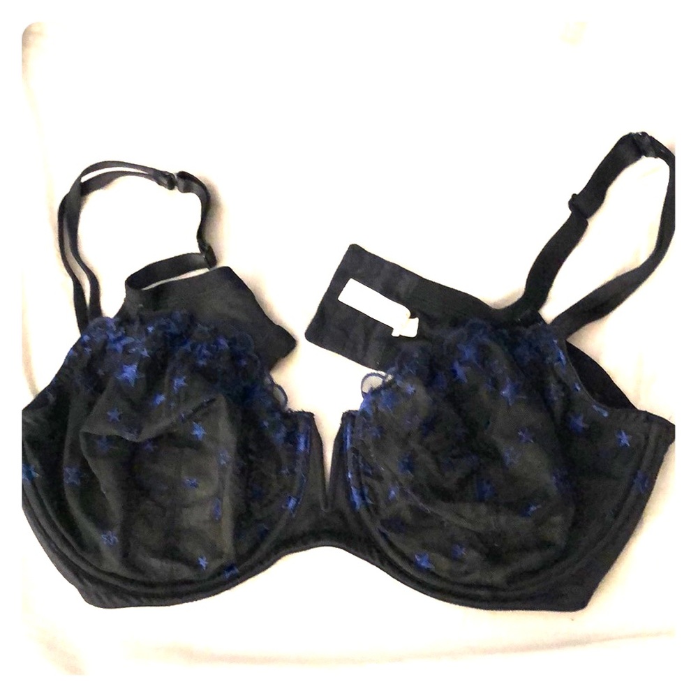 Blue Stars Cacique Full Coverage Bra 42DD